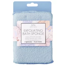 Dvostrani jastučić za piling tela - svetloplavi